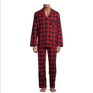 New Hanes Woven Flannel PJ Set Size 2XL Mens